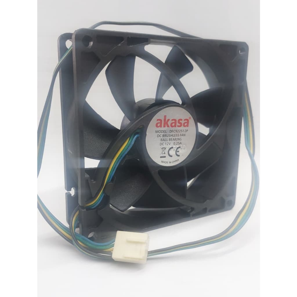 Cooler Fan Para Gabinete 90x25mmakasa 12v 0,25 Dfc922512p Preto