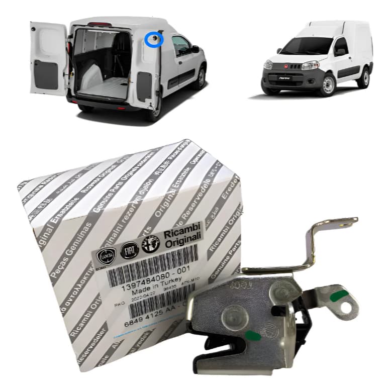 Fechadura Superior Porta Traseira Fiorino 2011 A 2024 Mopar