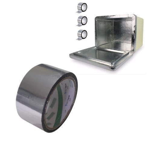 Fita Adesiva Aluminizada Metálica isolamento térmico