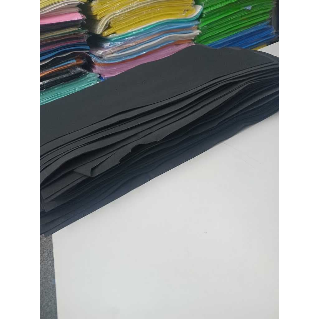 KIT 50 FOLHAS DE EVA 2 LINHA PRETO