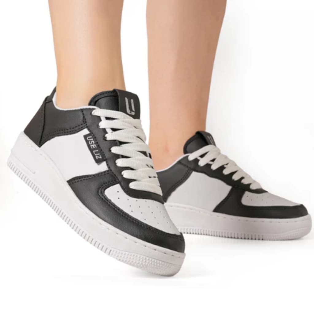 Tênis Feminino Branco Casual Confortável Blogueira Leve Solado Macio Moderno Super Macio Promocao