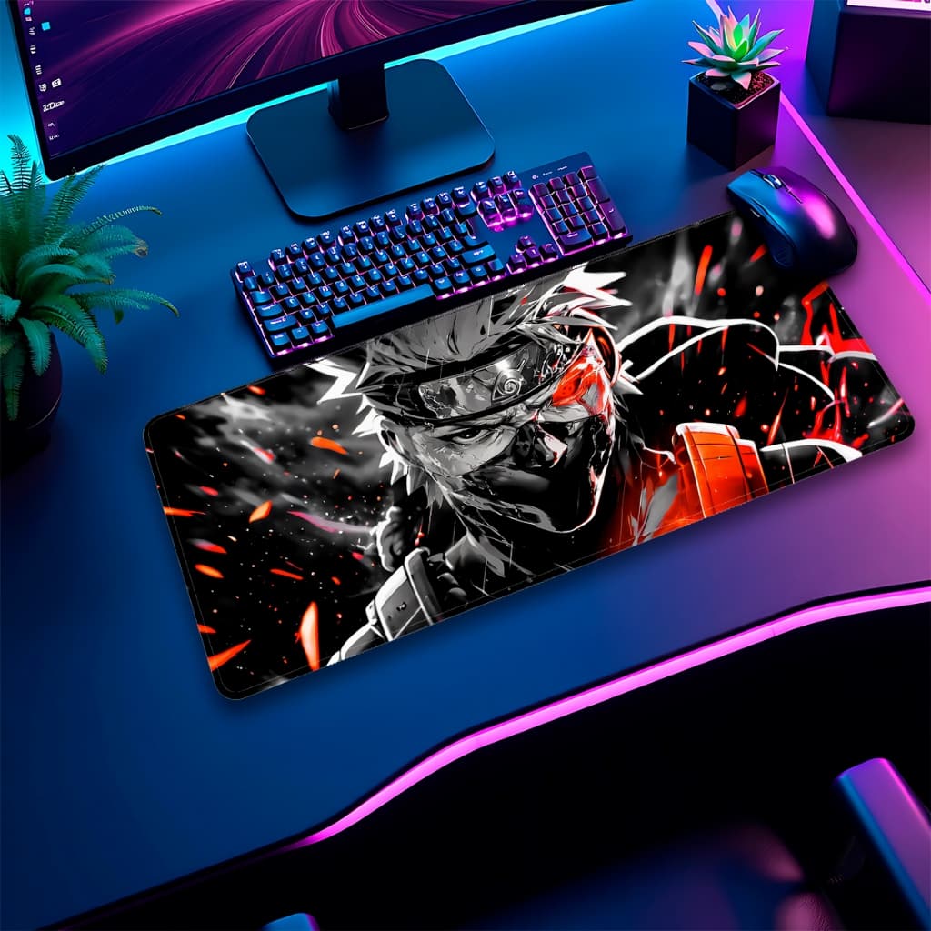 Mouse Pad Gamer Vários Tamanhos e EstampasaAnime Borda Costurada