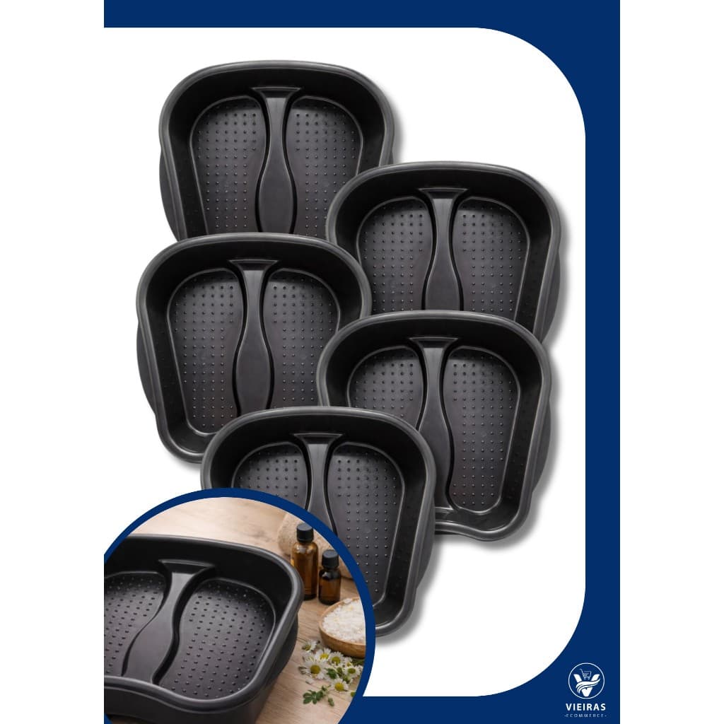 5x Bacia para Pedicure especial e Bacia anatômica manicure