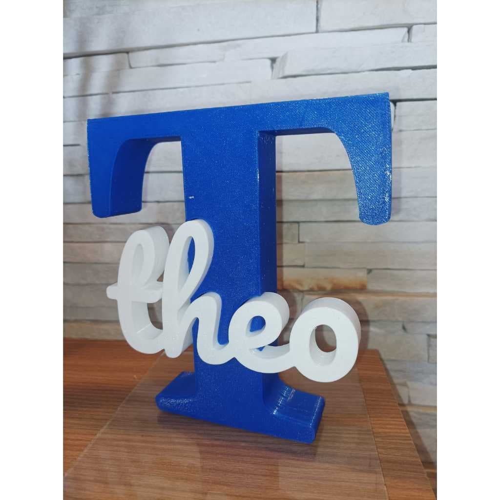 Letra Decorativa Personalizada com Nome – Enfeite 3D Infantil | Decoração Quarto Bebê e Criança