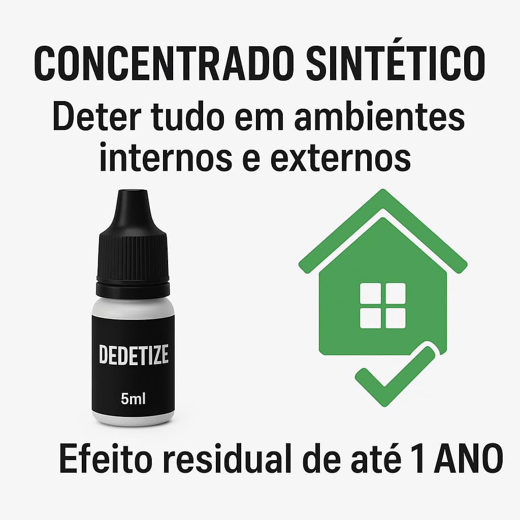 DEDETIZADOR Comercial Resindencial Extermínio Total Profissional para Diluição