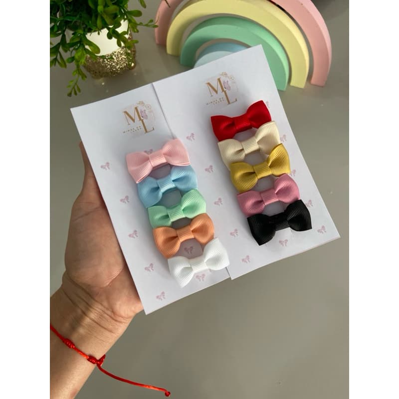 ✨ Kit com 10 Lacinhos para Bebê – Delicados e Confortáveis ✨