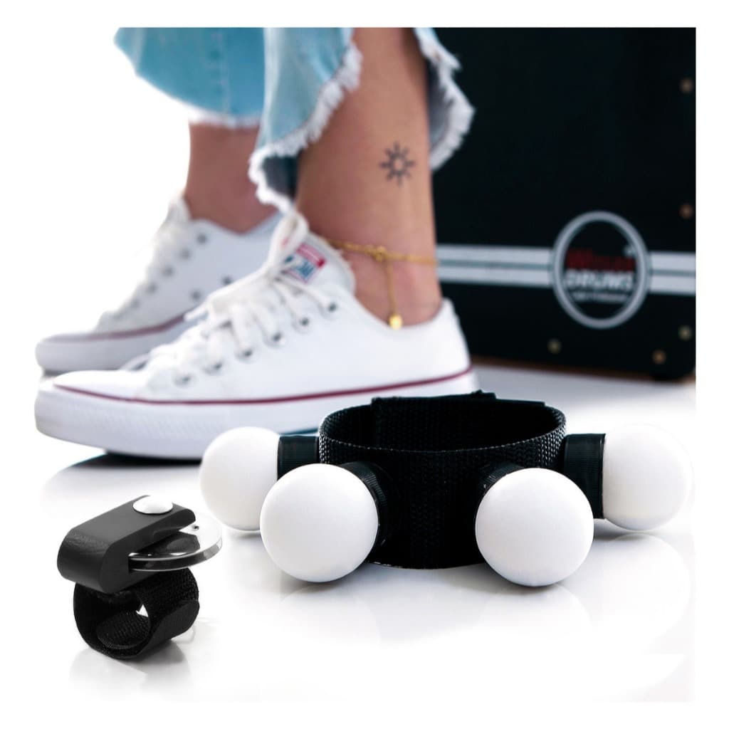 KIT DE ACESSORIOS P/ CAJÓN CANELA SHAKER E CHIMBAL DE DEDO