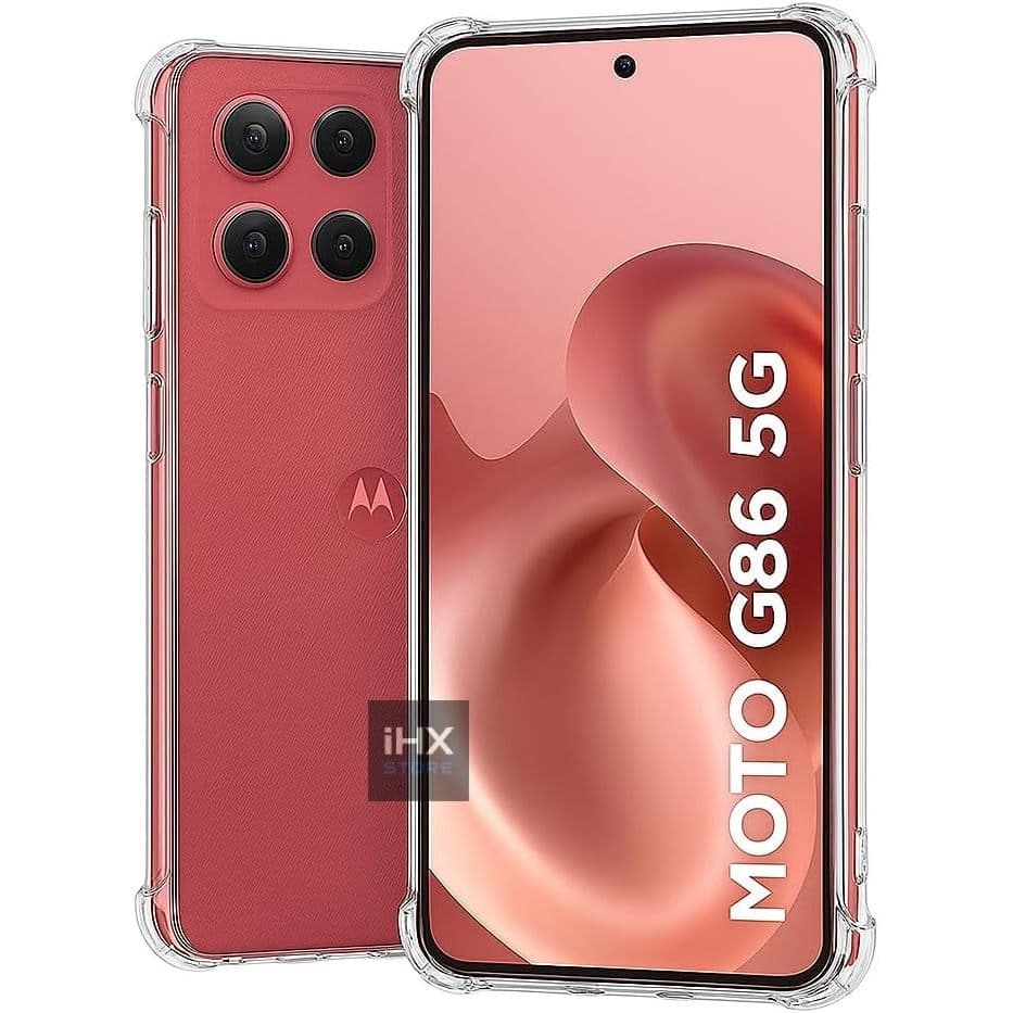 Capa Motorola Moto G86 Capinha Case Transparente Anti Impacto Bordas Reforçadas Silicone TPU