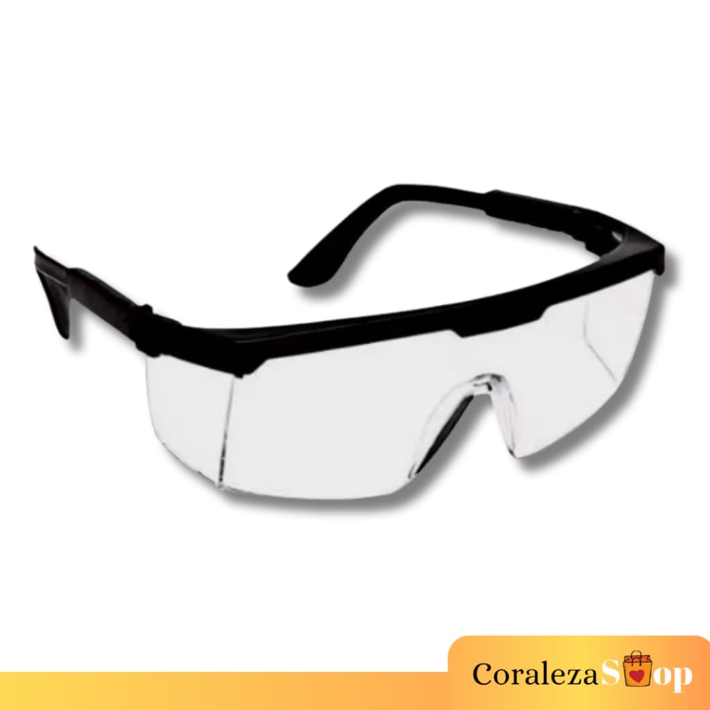 Kit Óculos de Proteção Transparente EPI para Segurança do Trabalho