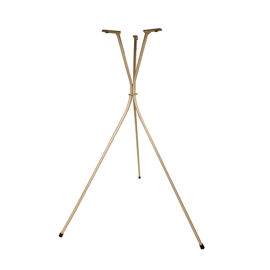 Base Pé de Mesa 45cm Champagne Tripé Mesa Bistrô Lateral Decoração Minimalista