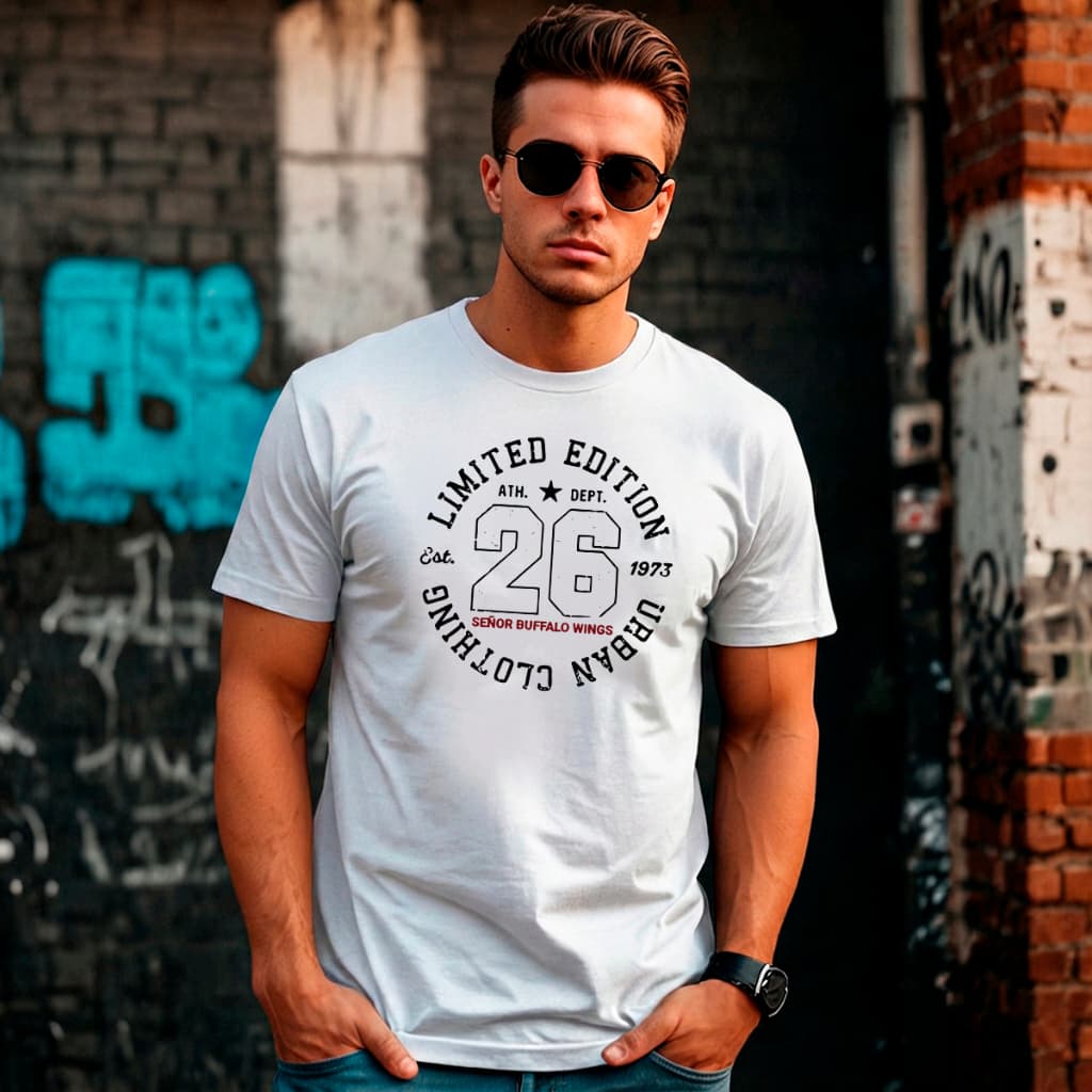Camiseta Masculina Estampada 100% Algodão Gola Redonda Estilo Urbano Limited Edition