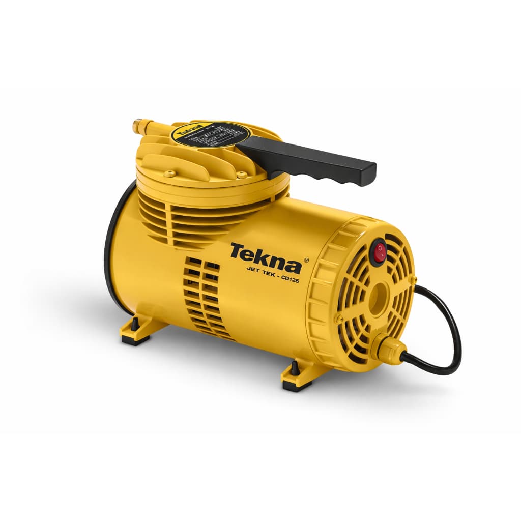 Compressor de Ar Direto Portátil Tekna CD1251BK 60Hz Amarelo BIVOLT