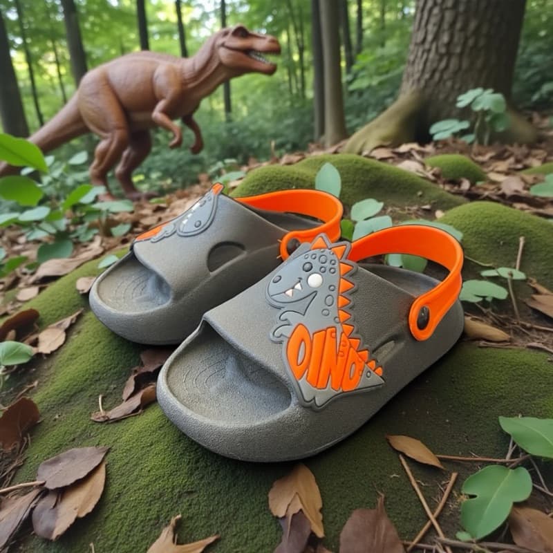 Chinelo Nuvem Infantil Menino Dino Confortável Macio e Leve