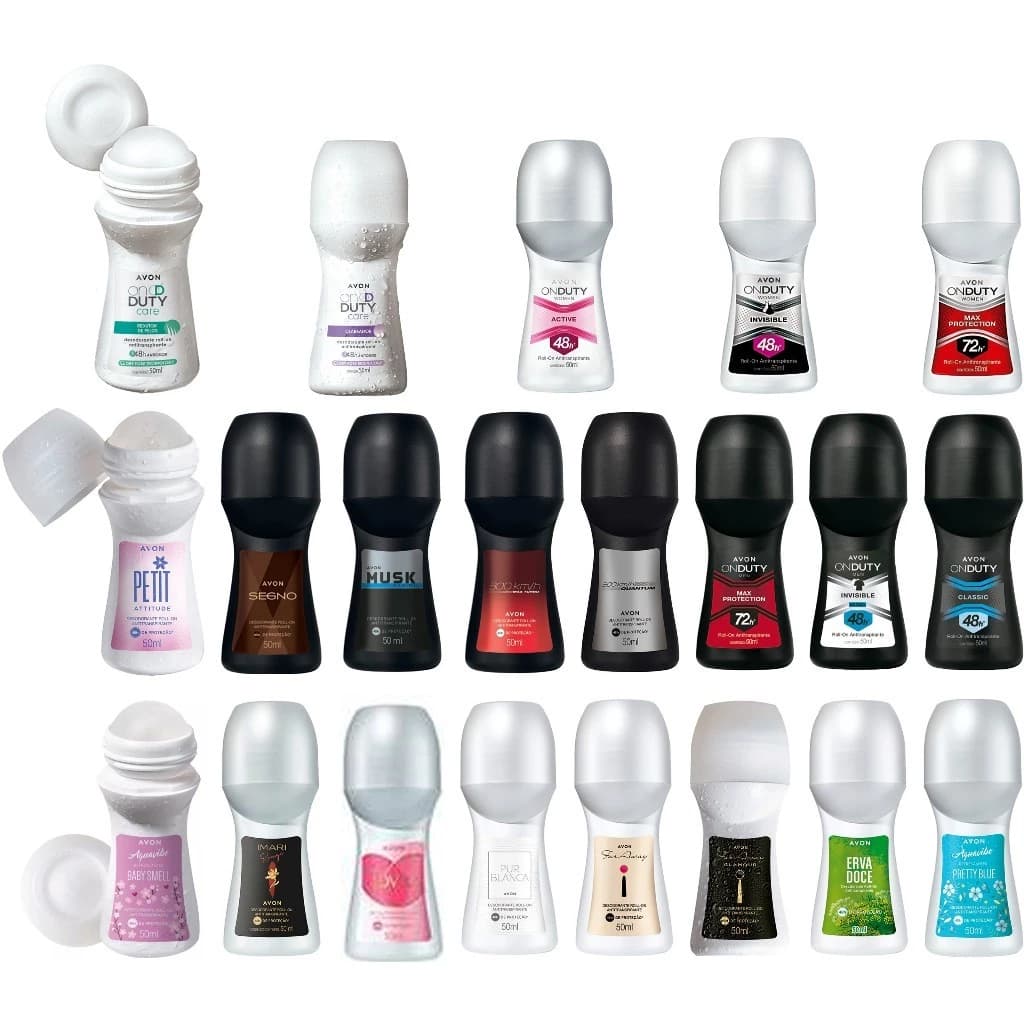 Kit com 3 Unidades - Desodorante Roll-On Avon