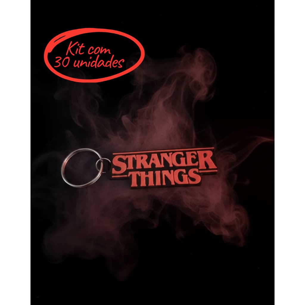 Chaveiro da Série Stranger Things, netflix hawkins alta qualidade