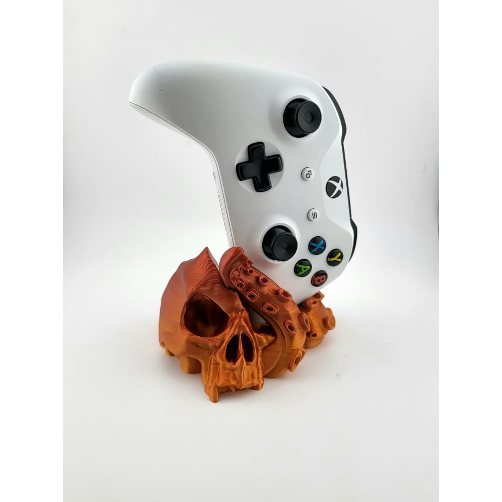 Suporte personalizado tentáculo com caveira para controles de xbox/organizador de controle para xbox