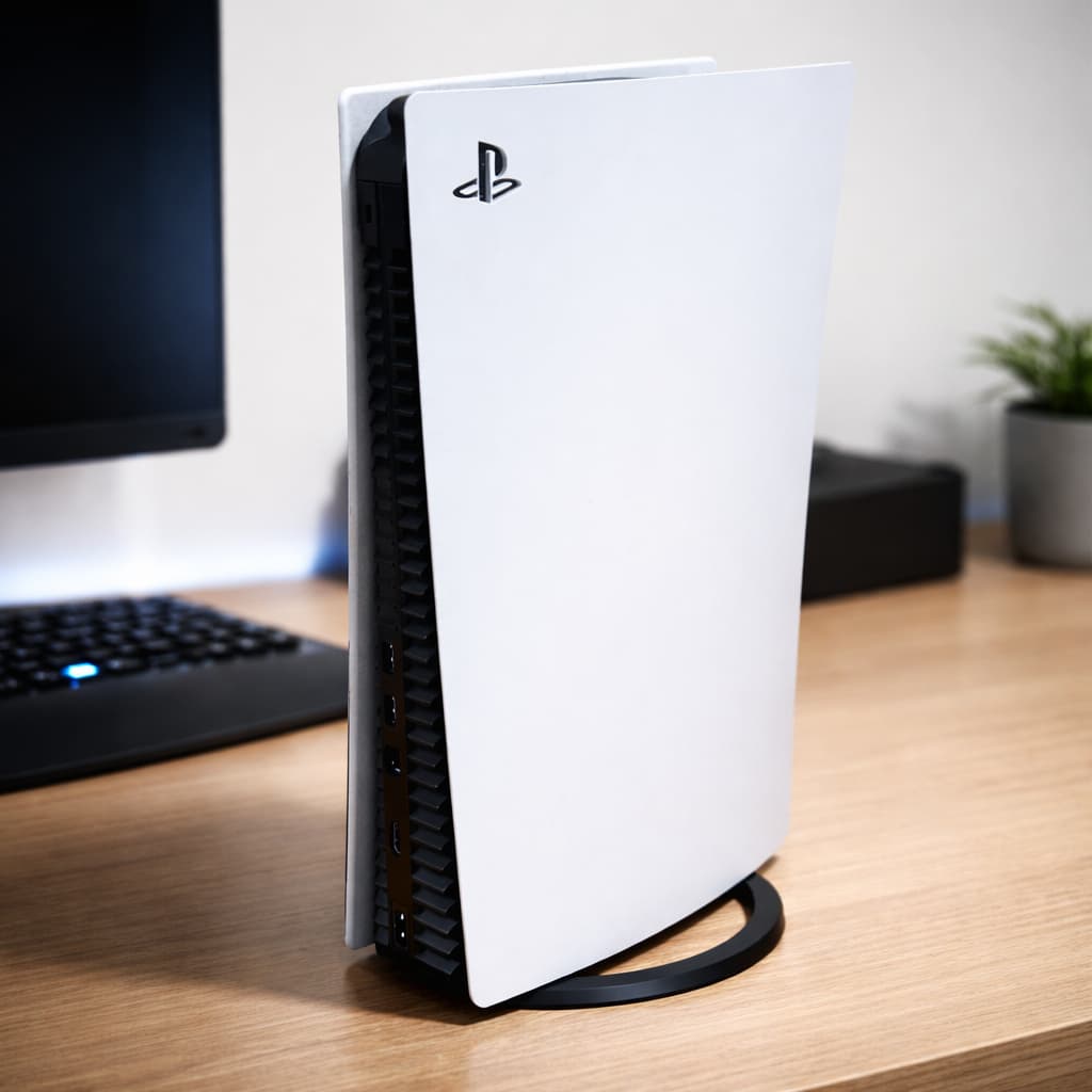 Suporte para PS5 Slim Fat Pro Base Vertical de Resfriamento PS5 com Disco e Digital