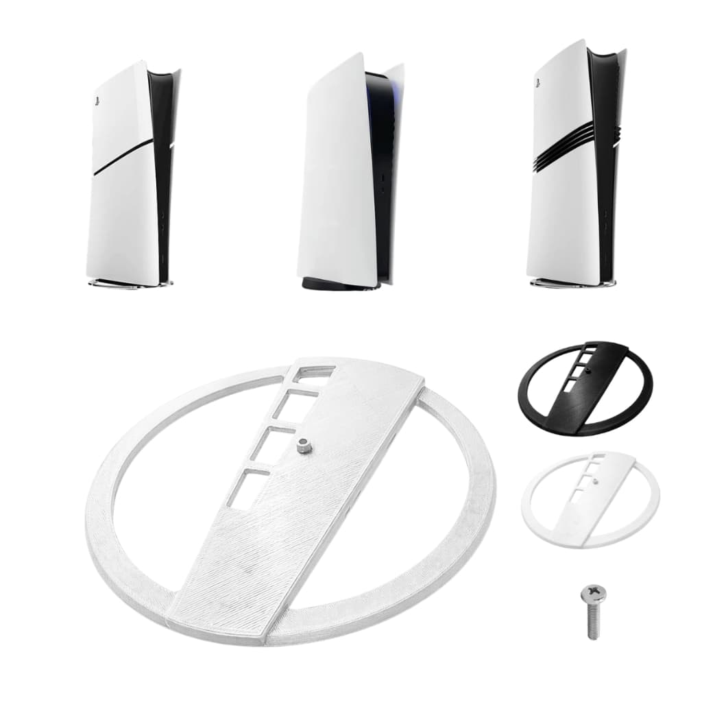 Suporte Base Vertical PS5 Slim Fat Pro Compatível Digital/Disco Resfiramento