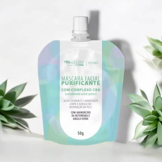 Máscara Facial Purificante Max Love com Complexo CBA