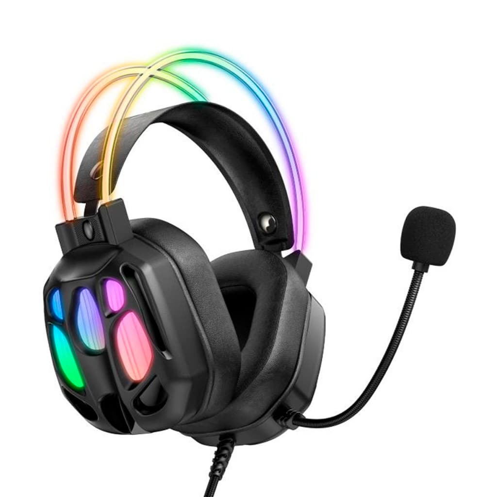 Headset Gamer Profissional Onikuma X89 RGB Preto