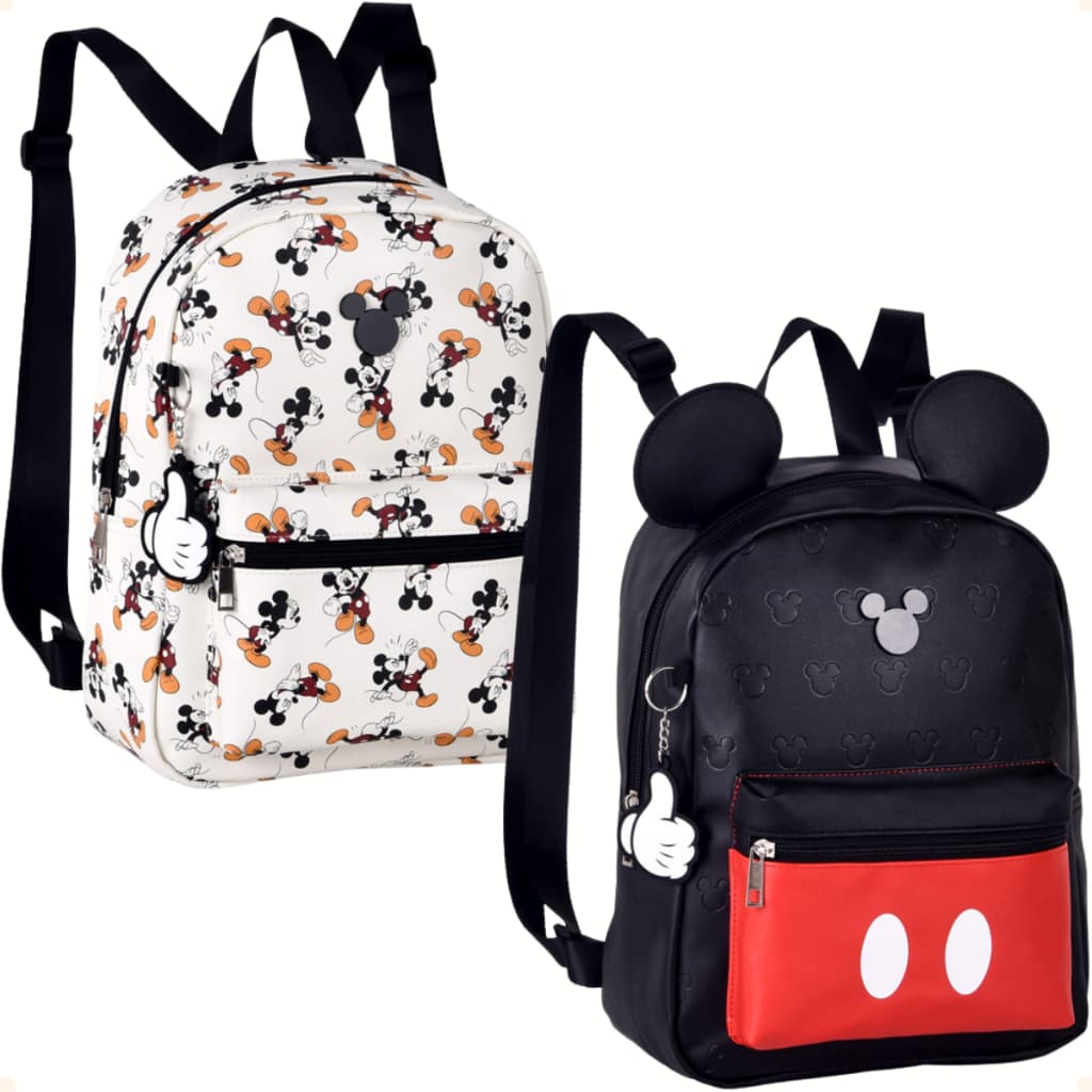 Mochila Oficial Mickey 5 Litros 25x20x10cm 13 Polegadas REF.: MK26345