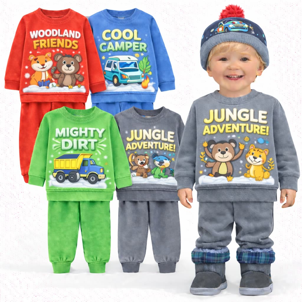Kit Sortido 2 ou 6 Peças de Moletom Infantil Inverno Menino Conjuntos Infantil Menino de Moletom Roupas Frio Inverno
