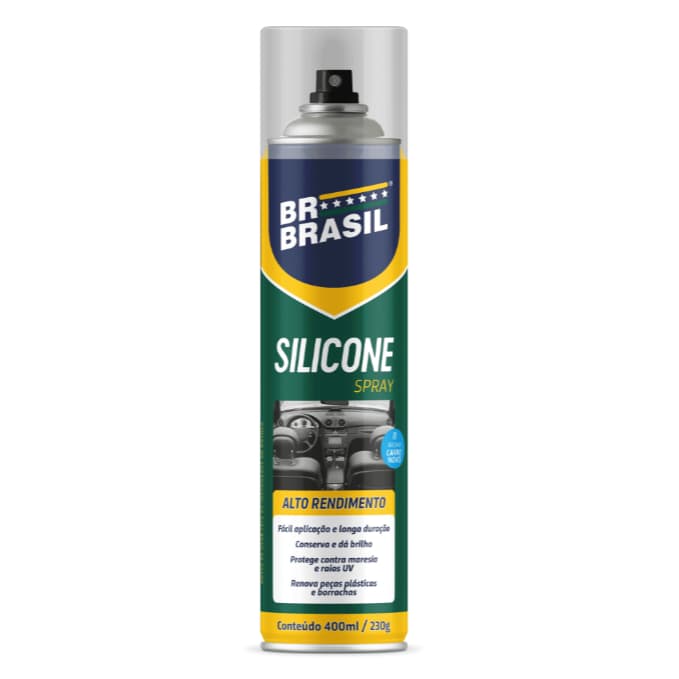 Silicone CARRO NOVO Spray Finalizador Automotivo Perfumado 400ml/230g