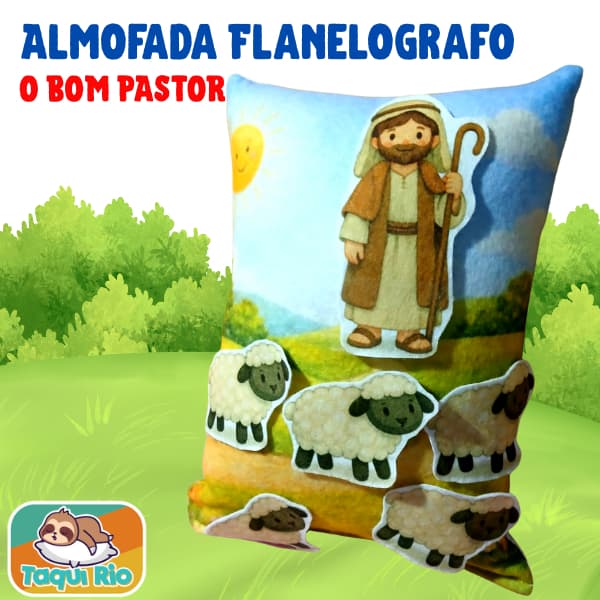 Almofada Flanelografo contando histórias de uma forma divertida
