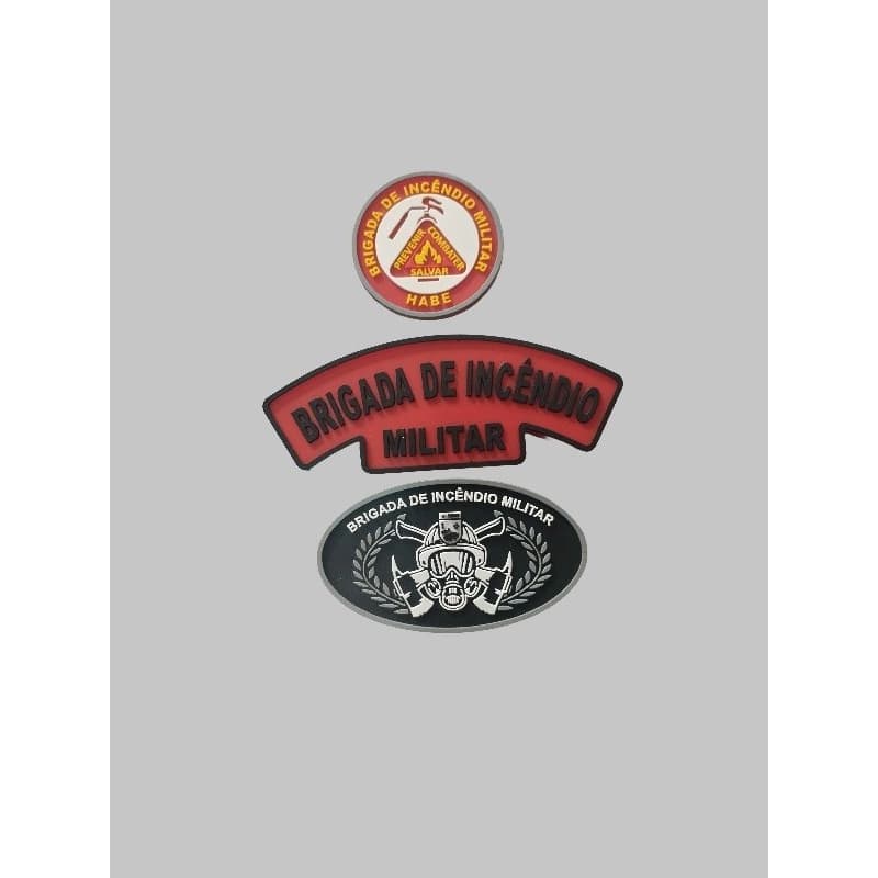 Kit patch Brigada de incêndio emborrachado