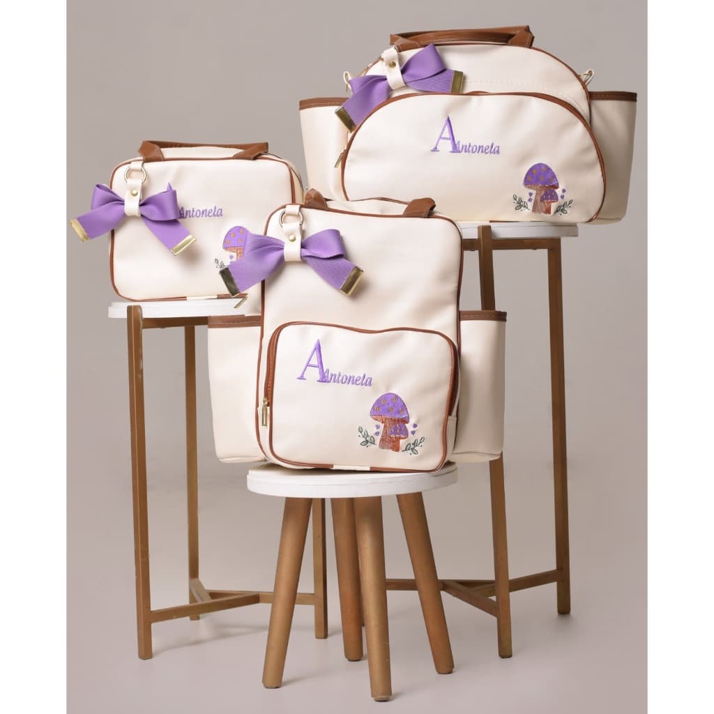Bolsa Maternidade Luxo Menina Personalizada Bosque Encantado