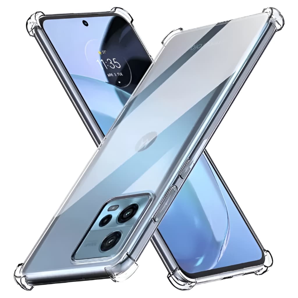 Capa Motorola Moto G72 Capinha Case Transparente Anti Impacto Bordas Reforçadas Silicone TPU