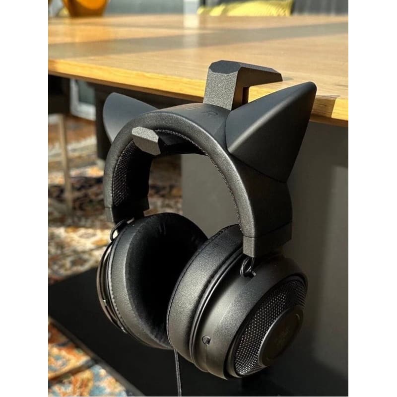 Suporte de Mesa para Headset Gamer com Fixação Ajustável | Organizador para Fone de Ouvido
