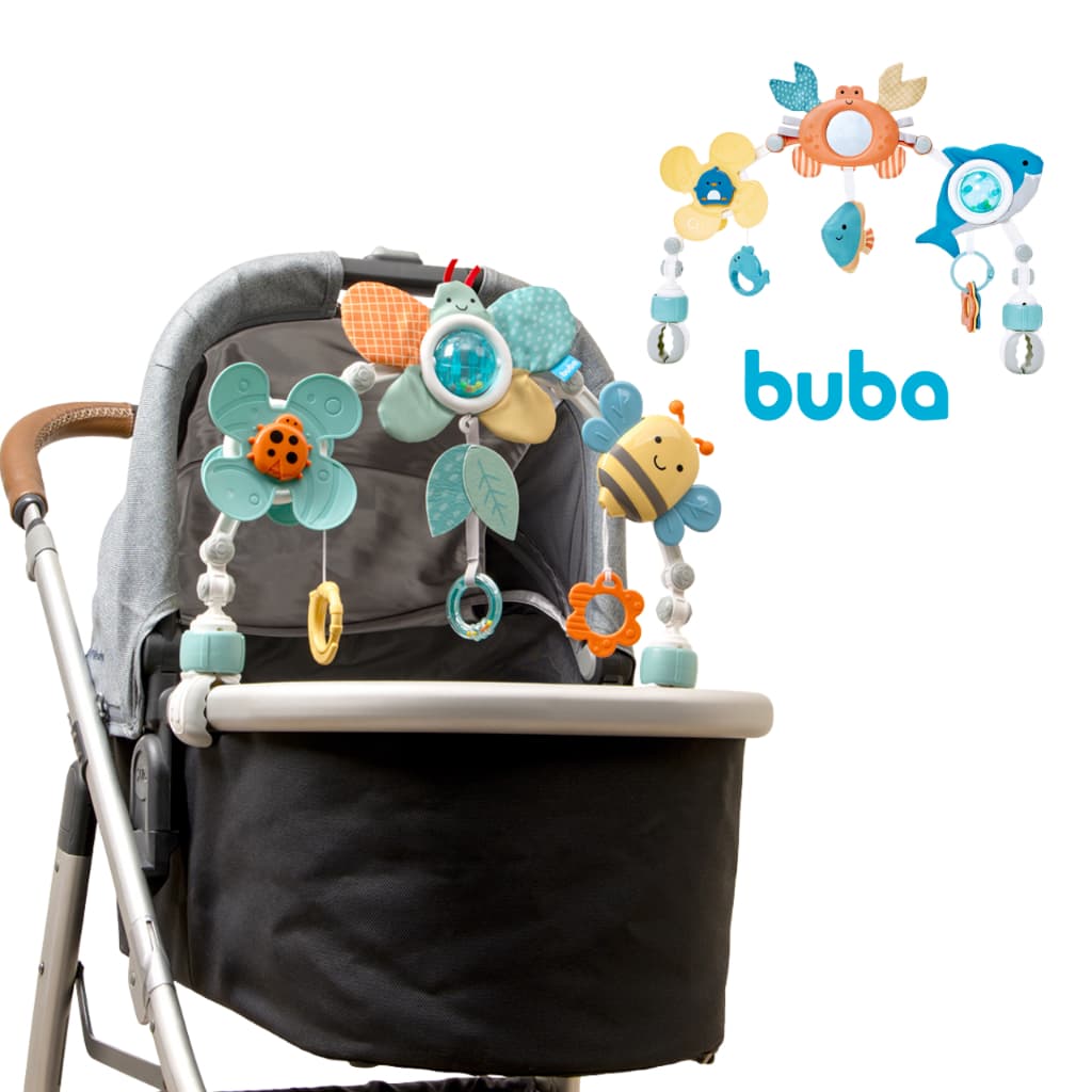 Móbile para Bebê Buba Arco de Brinquedos para Carrinho Brinquedo de Bebê
