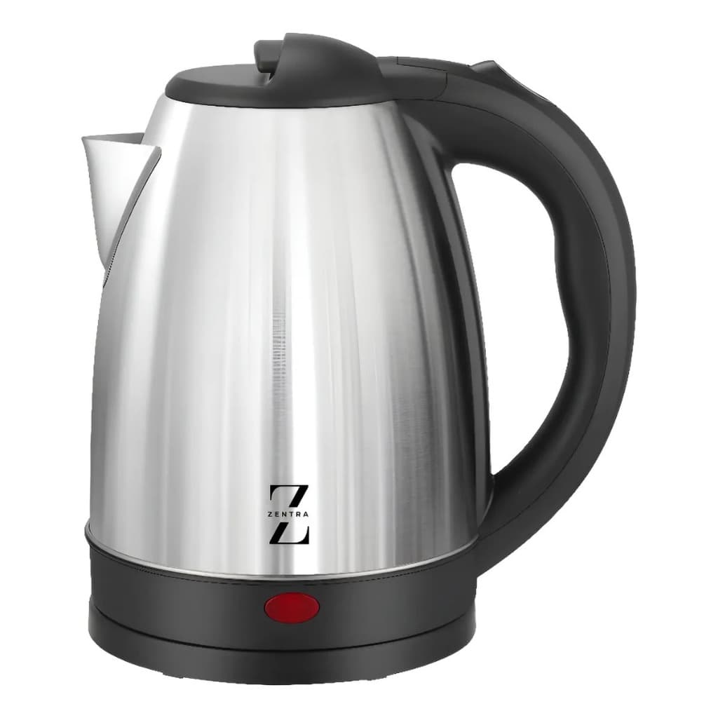 Chaleira Elétrica Inox Bule Jarra 1.8L Ferve Água Rápido Automatica Café Chá Leite Com Tampa