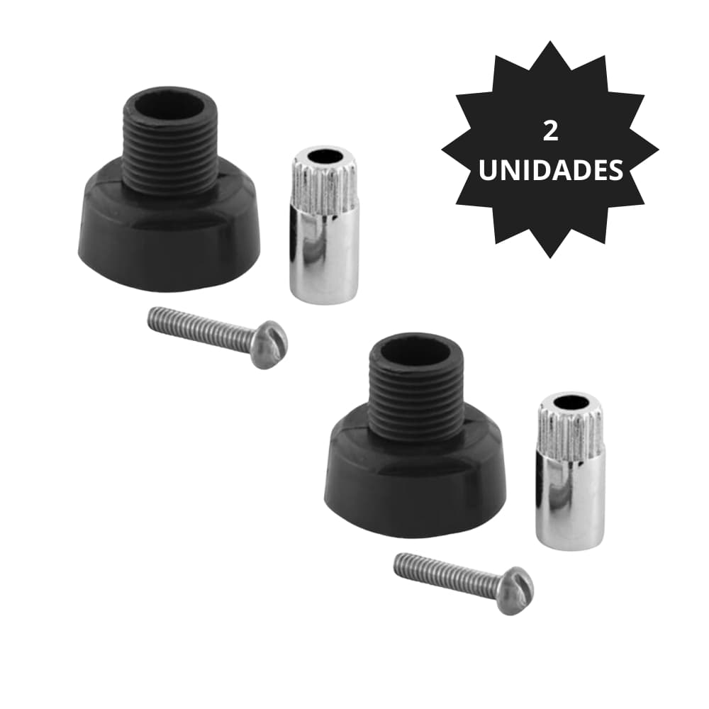 Kit 2 Conversor Registro Docol para Deca Adaptador de Estria