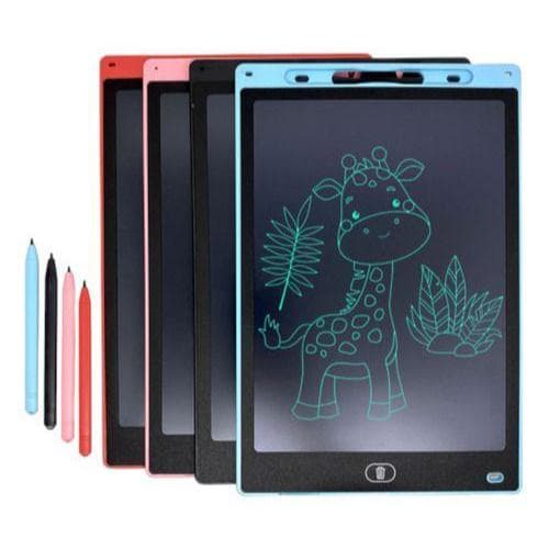 Brinquedo Lousa Mágica Digital Infantil Tela LCD 10 12 Pol Tablet Educativo Para Desenhar E Escrever Presente