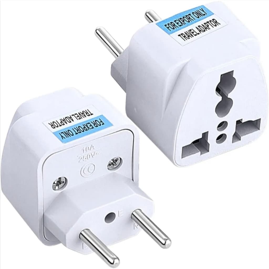 Adaptador Universal de Tomada, Compatível com Brasil, Reino Unido, EUA e Europa, 10A, 250V Bivolt, p