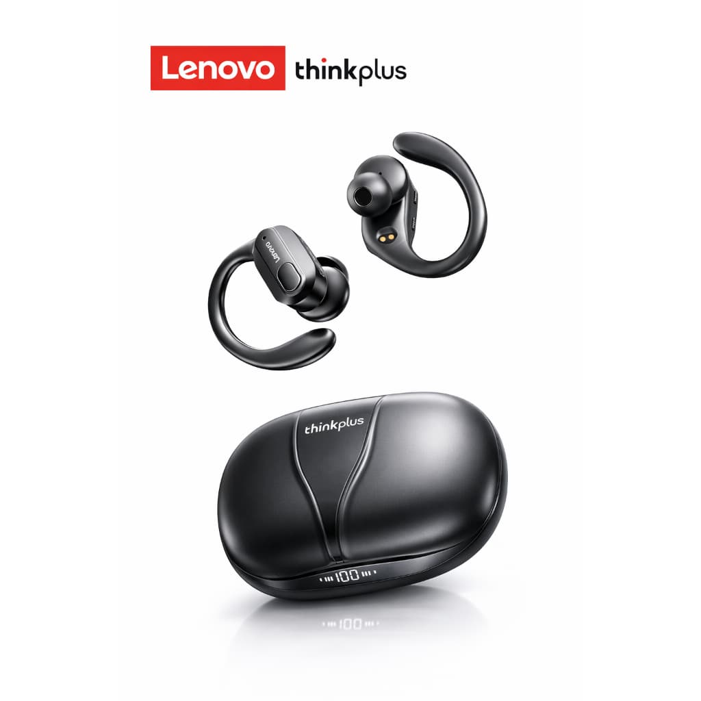Fone Bluetooth Lenovo XT80 5.3 Esportivo Gancho Com Microfone HD Display LED