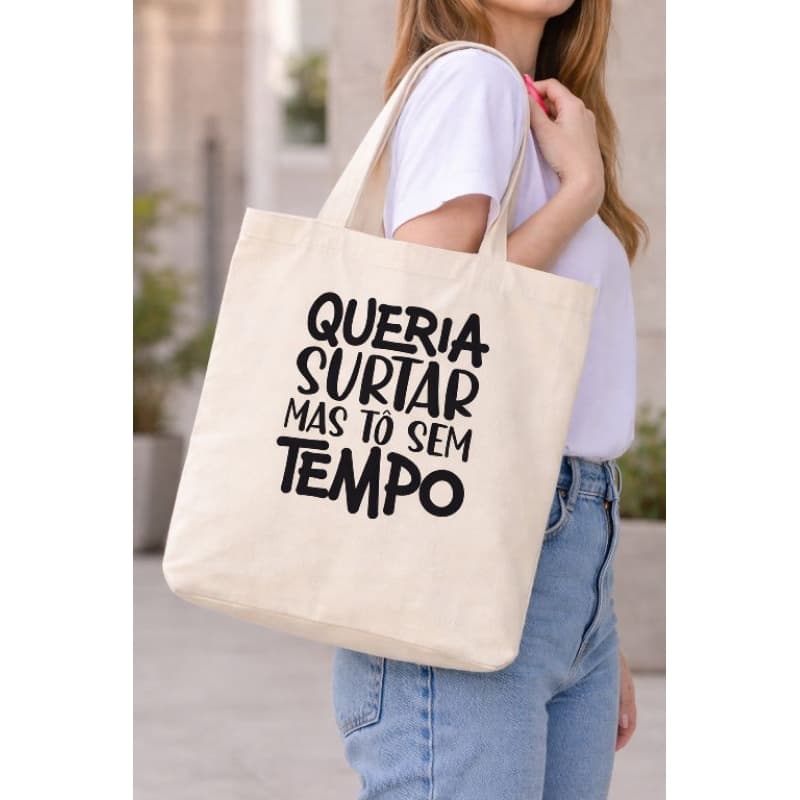 Bolsa Ecobag Personalizada em Algodão Cru – Estampa Exclusiva