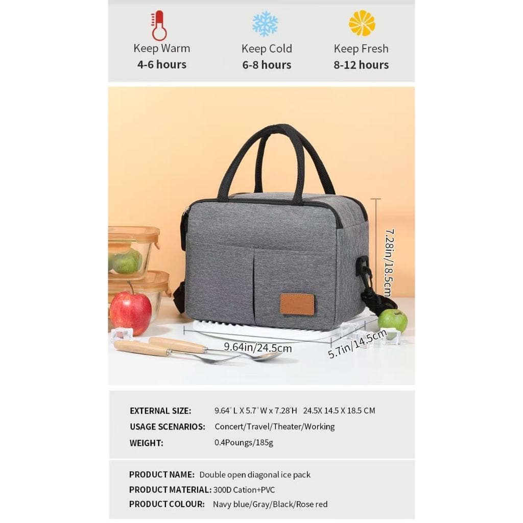 Bolsa Térmica Fitness Marmita importada bolsa térmica portátil