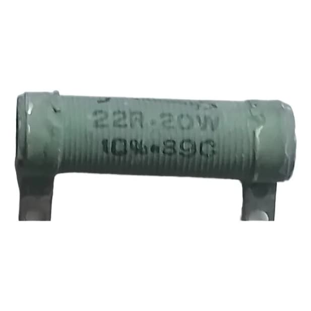 Resistor De Fio Cerâmico, 22R Ohm, 20w envio imediato, foto real