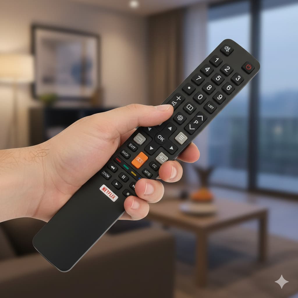 Controle Remoto  TCl para substituição