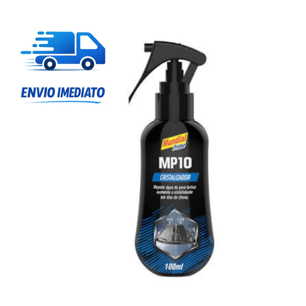 Cristalizador e Finalizador de Vidros Repelente de agua para Vidros e Para-brisa 100ml