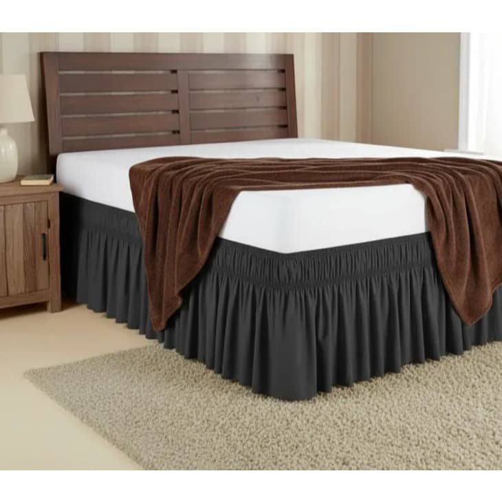 Saia Box Casal Para Cama QUEEN com 2 Elásticos Microfibra 170 Fios