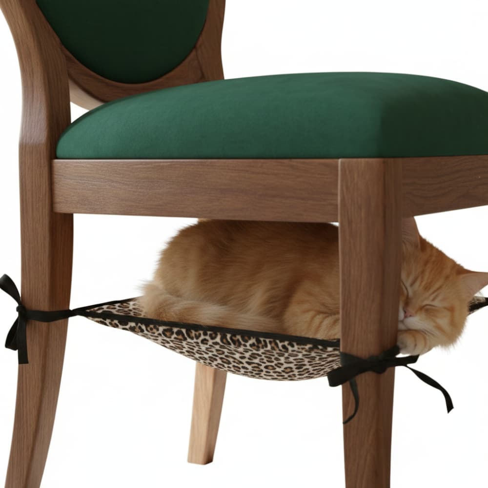 Caminha Rede Suspensa Para Gatos Filhotes Para Fixar Em Cadeira Cama Suspensa Redinha Para Cadeira