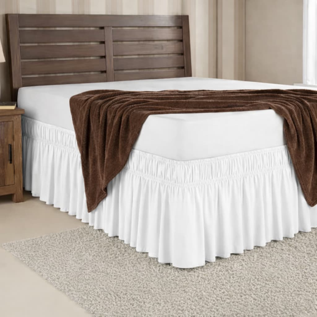 Saia Box Microfibra com 2 Elásticos KING SIZE - Ajuste Perfeito, Elegância e Conforto
