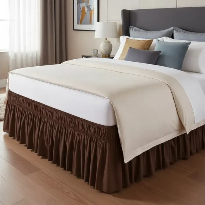 Saia Box Cama CASAL PADRÃO com 2 Elásticos Ajustáveis Microfibra 170 Fios
