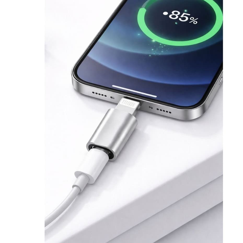 Adaptador Lightning para USB-C iPhone Conversor de Carregamento e Dados
