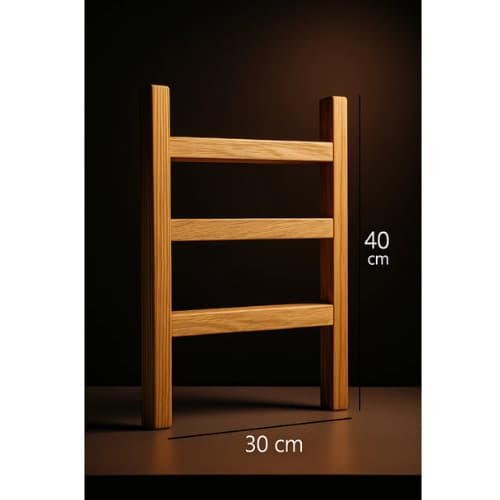 Escada Decorativa para pano de prato ou lavabo .. Tendência na decoração!