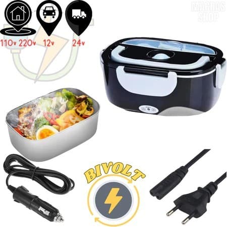 Marmita Elétrica Veicular Bivolt - 110V/220V e 12V/24V